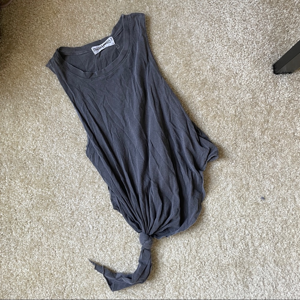 Project Social T Muscle Tank with Side Tie